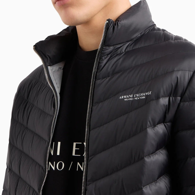 Armani Exchange Milano Puffer Jacket Black 8NZB52-ZNW3Z 0217