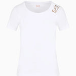 EA7 Womens Core Stretch-Cotton T-shirt - Ignition For Men