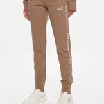 EA7 Stretch-cotton tracksuit 8NTV58 TJQLZ 1731 Beige