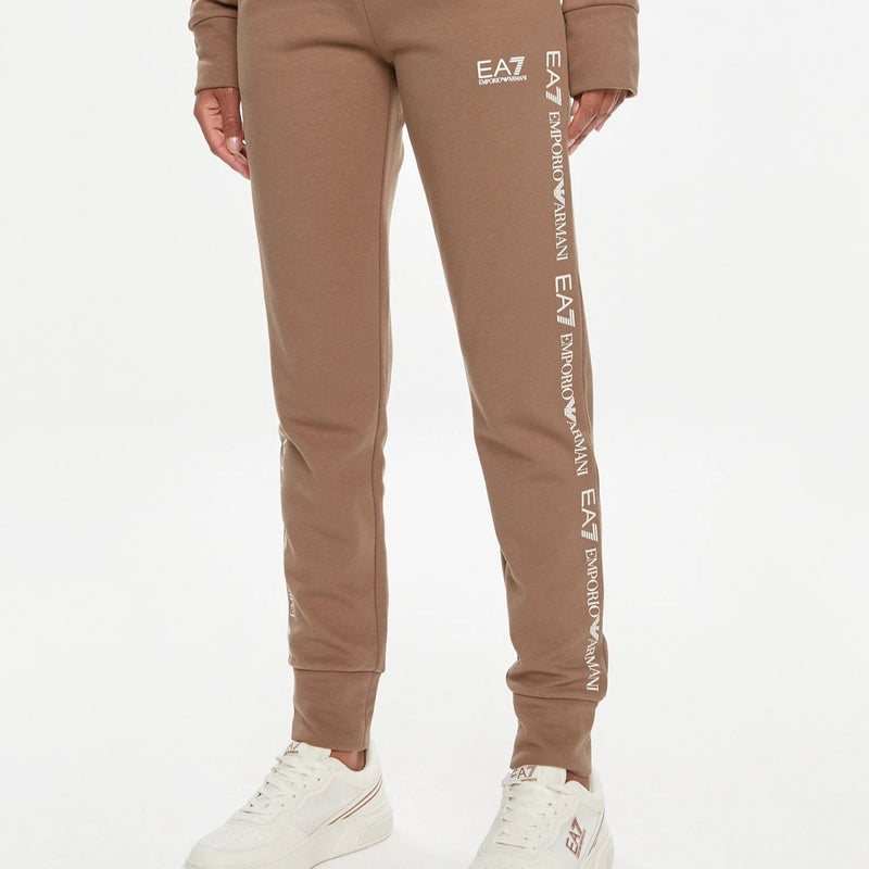 EA7 Stretch-cotton tracksuit 8NTV58 TJQLZ 1731 Beige