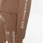 EA7 Stretch-cotton tracksuit 8NTV58 TJQLZ 1731 Beige