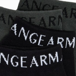 Armani Exchange 2pce Ankle Socks 956013 CC406 M8307 Black &amp; Peat
