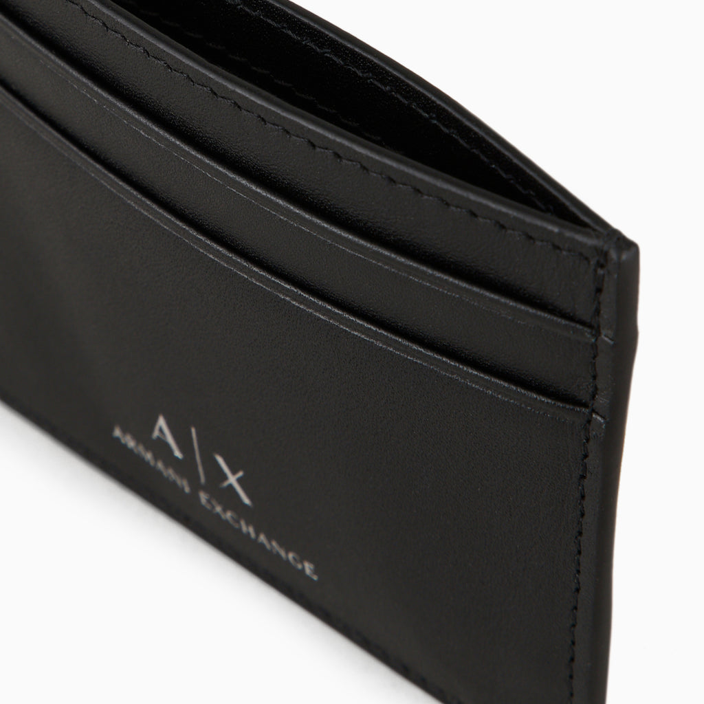 Armani Exchange Leather Card holder&nbsp;958053 CC845 00020 Black