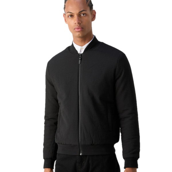 Antony Morato Jacket In Dobby Tech MMCO00887 FA600274 9000 Black