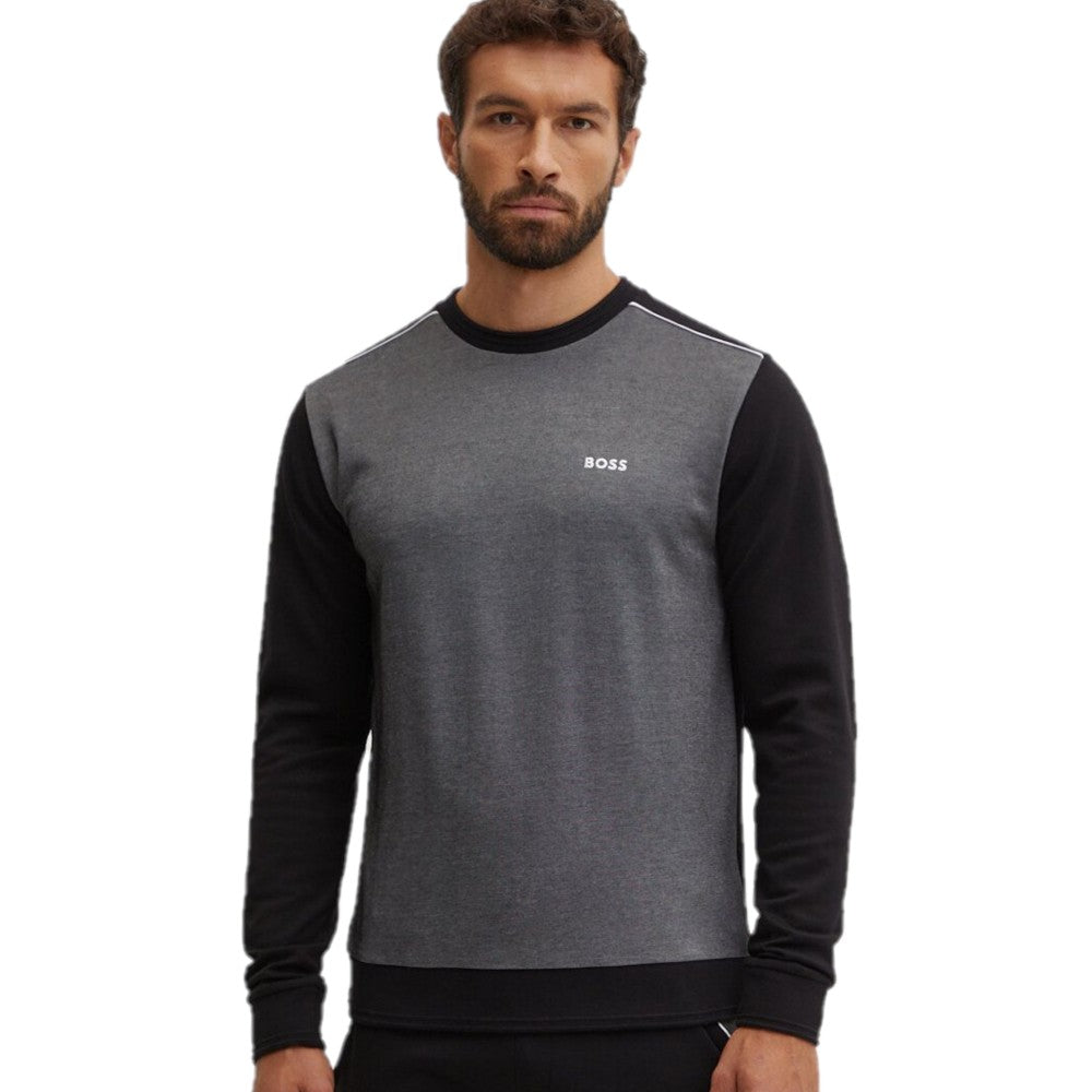 Hugo Boss Jacquard Structure Sweatshirt 50521808 10166548 001 Black