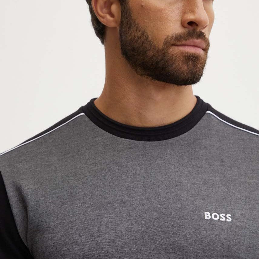 Hugo Boss Jacquard Structure Sweatshirt 50521808 10166548 001 Black