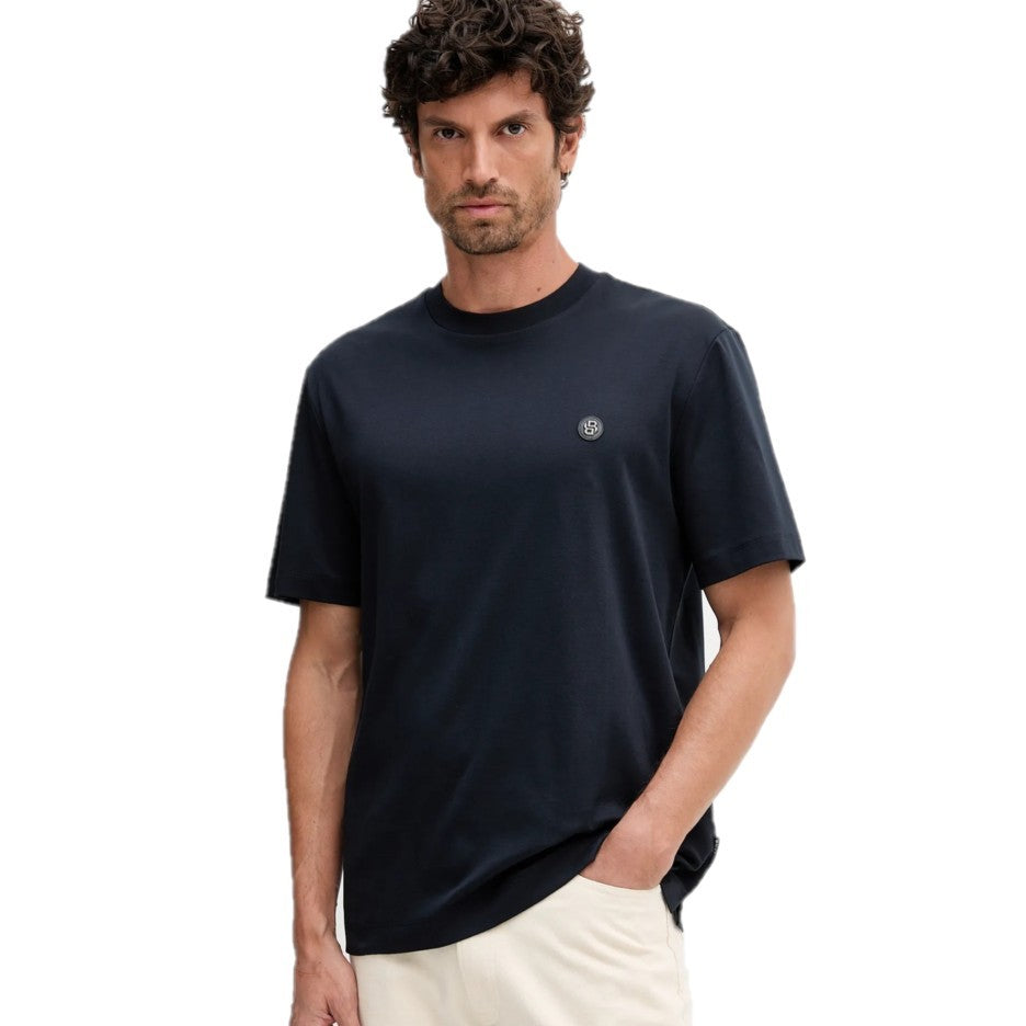 Hugo Boss Cotton T-Shirt 50520298 404 Dark Blue