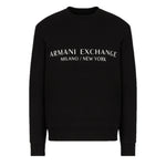 Armani Exchange Crewneck Sweatshirt Black 1200 8NZM88 ZJKRZ