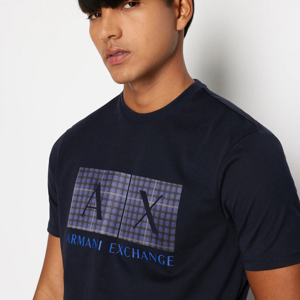 Armani Exchange Regular Fit Jersey T-Shirt Navy 6RZTHA-ZJBYZ