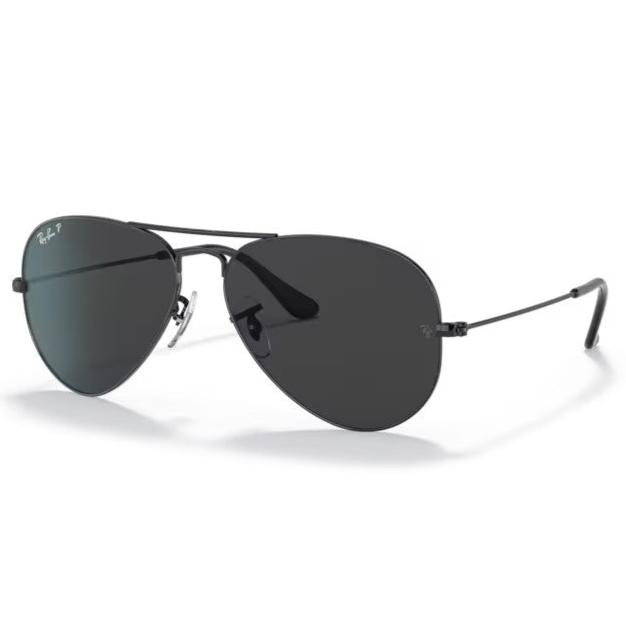 Ray-Ban Aviator Sunglasses 0RB3025 002/48 Black