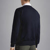 Paul &amp; Shark Wool Knit with Shark Badge C0P1094 61101130 050 NAVY BLUE
