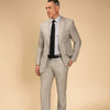 Rembrandt Cooper Beige Sharkskin Suit CI0412J Beige