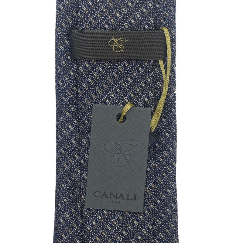 Canali Gold Silk Tie HJ03646 Col 2