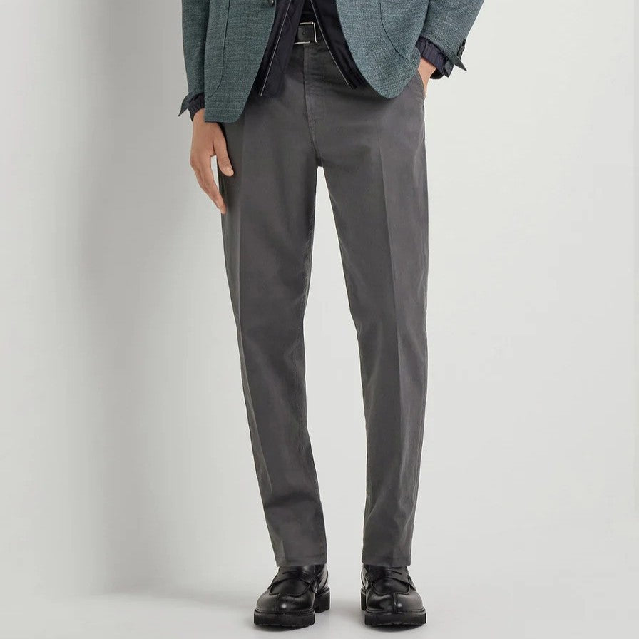 Canali Chinos PT01482 D93630 111 Dark grey