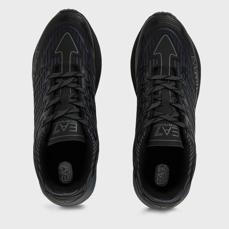 EA7 Crusher Distance Trail Sneakers X8X129 XK307 S336 Black
