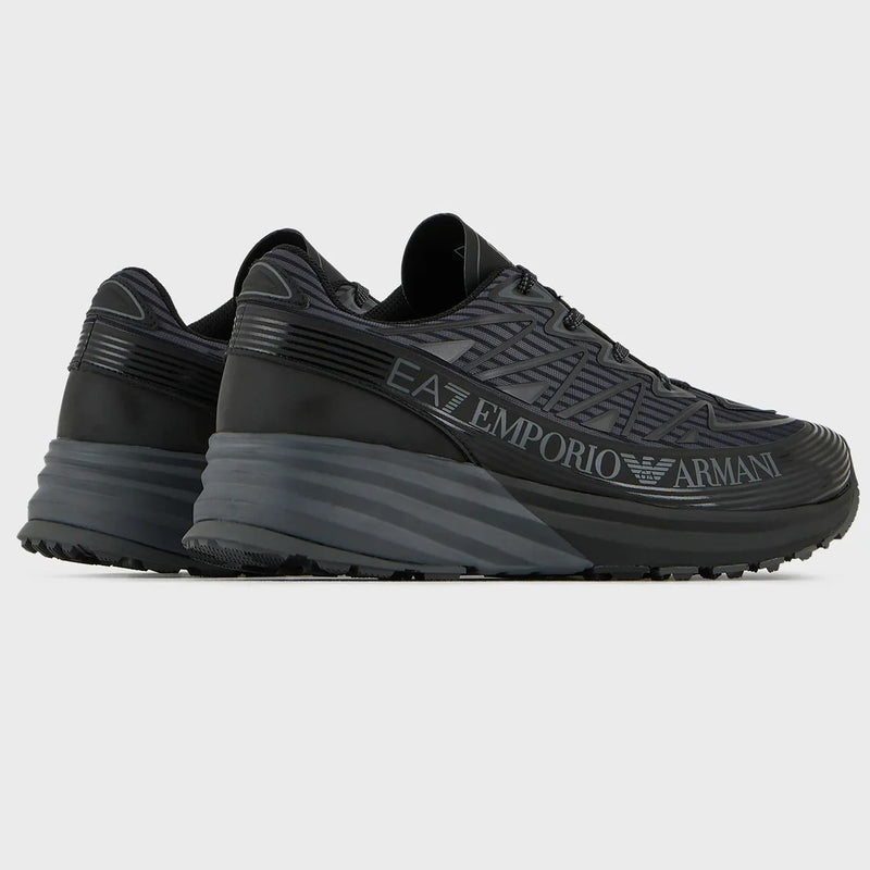EA7 Crusher Distance Trail Sneakers X8X129 XK307 S336 Black