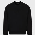 Emporio Armani Heavy-Jersey Sweatshirt Black 3R1MDJ 1JWPZ 0097