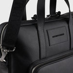 Emporio Armani Tumbled Leather Briefcase Black 8N1C91 1NI9Z 0934