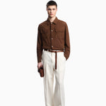 Emporio Armani Icon Suede Leather Jacket EM002003 AF 15662 U6131 50&nbsp;