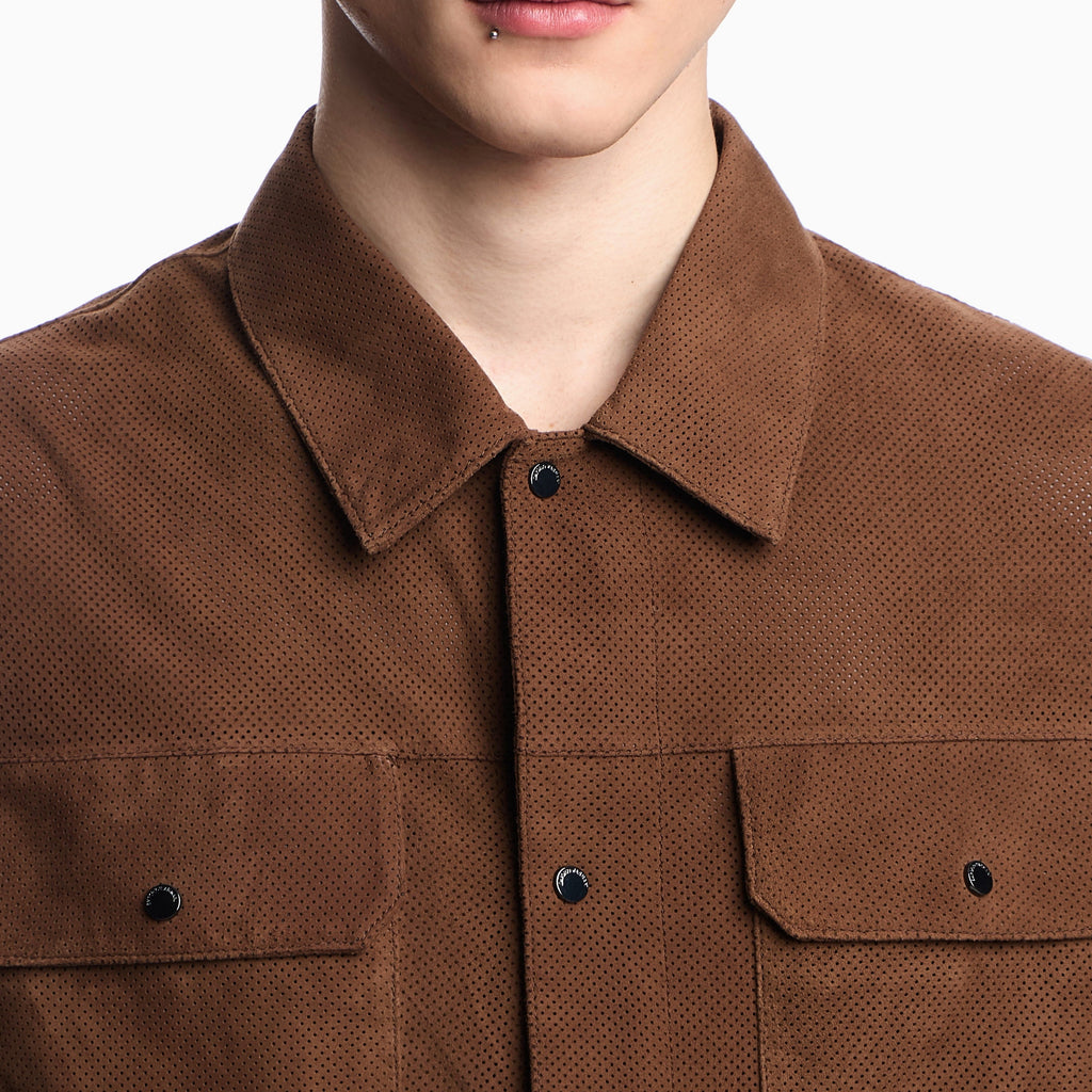 Emporio Armani Icon Suede Leather Jacket EM002003 AF 15662 U6131 50&nbsp;