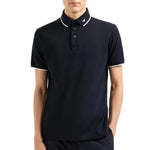 Emporio Armani Mercerised Piqué Polo 6D1F65 1JTKZ 0993 Navy