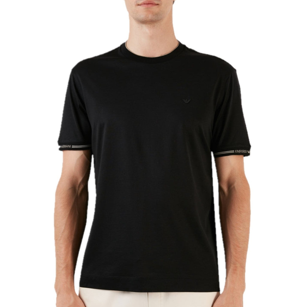 Emporio Armani Jersey T-Shirt 6R1T87 1JUVZ 00A6 Black