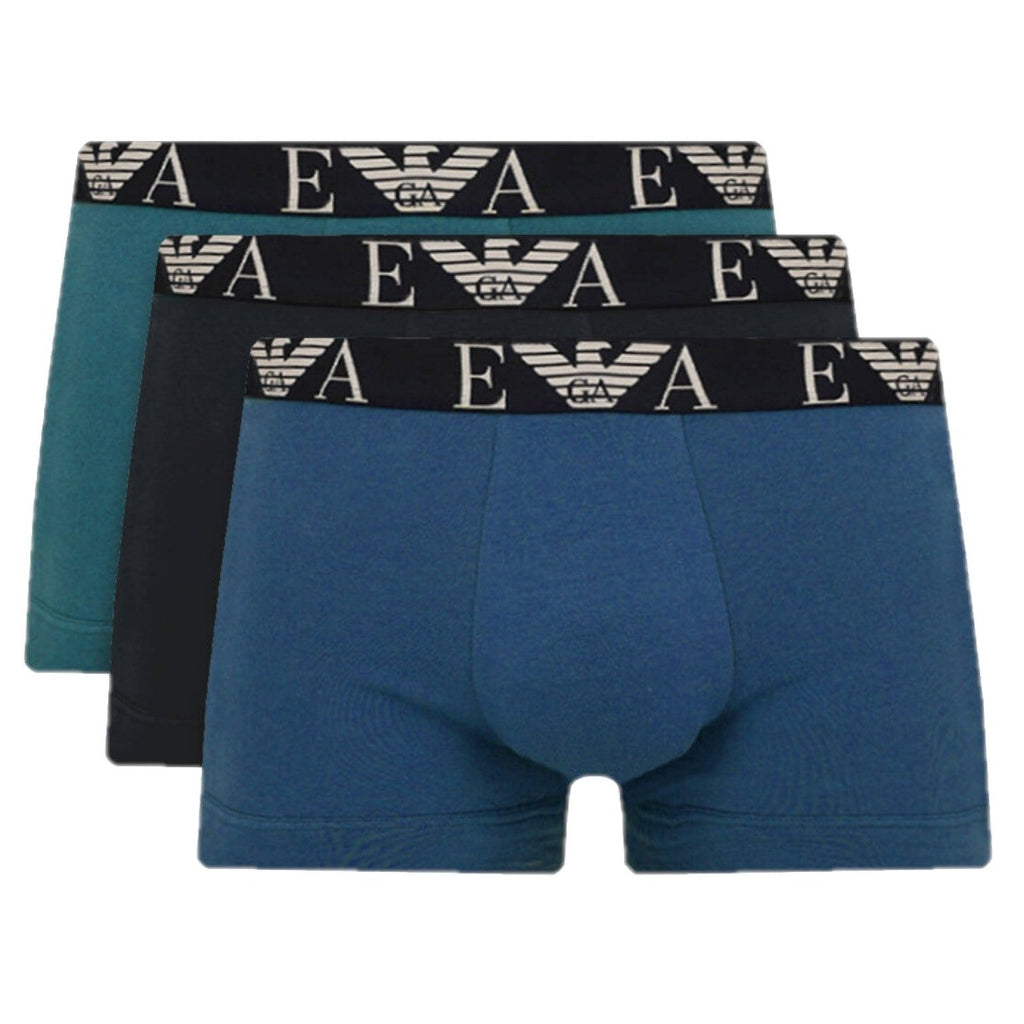 Emporio Armani 3 Pack Cotton Boxer Briefs&nbsp;111357 3R715 50436