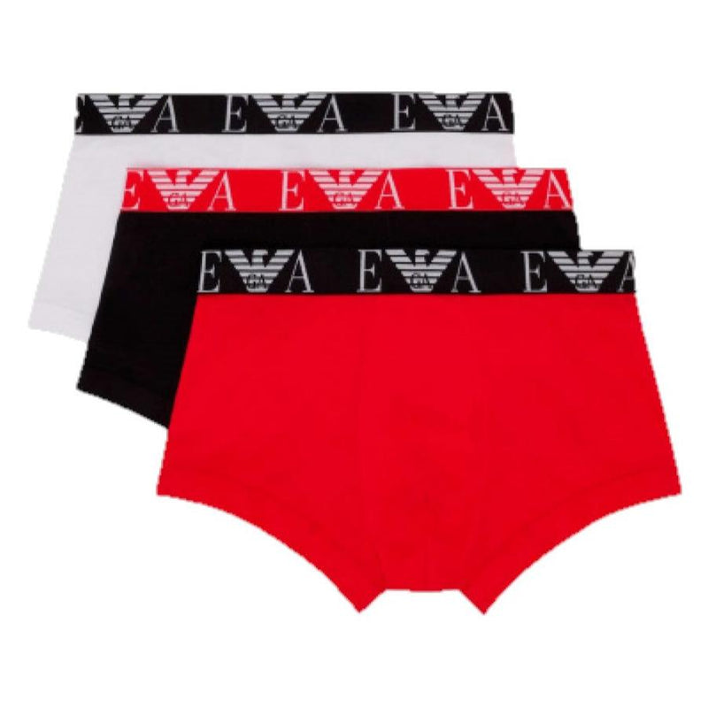 Emporio Armani 3 Pack Cotton Trunk 111357 3R715 24121