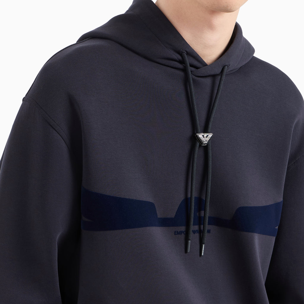 Emporio Armani Hooded Sweatshirt EM001065 AF100130 UB118 Navy Blue