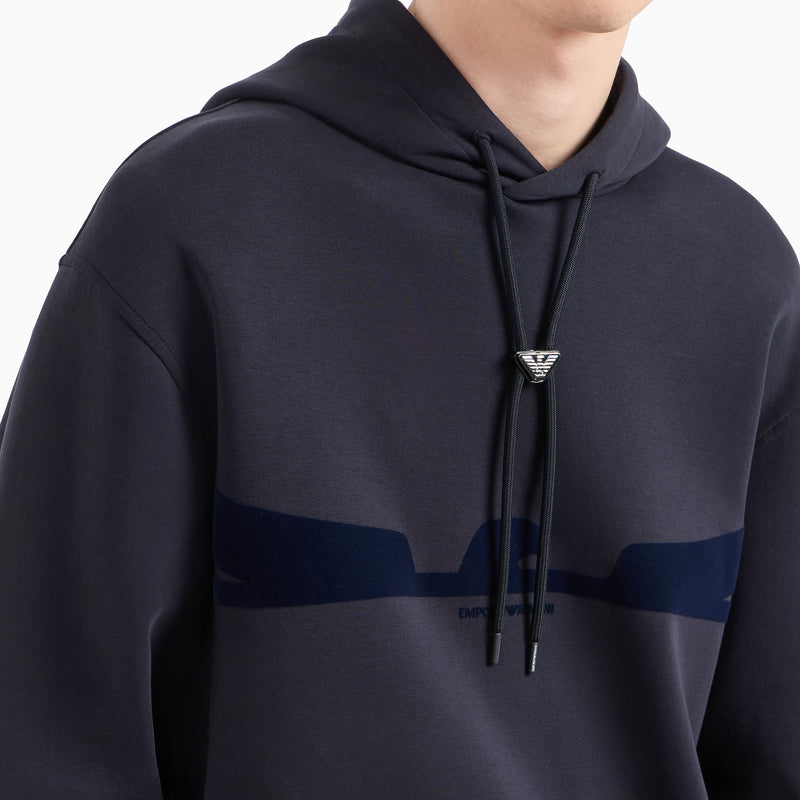 Emporio Armani Hooded Sweatshirt EM001065 AF100130 UB118 Navy Blue