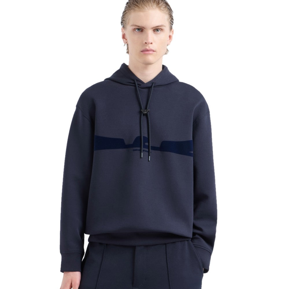 Emporio Armani Hooded Sweatshirt EM001065 AF100130 UB118 Navy Blue