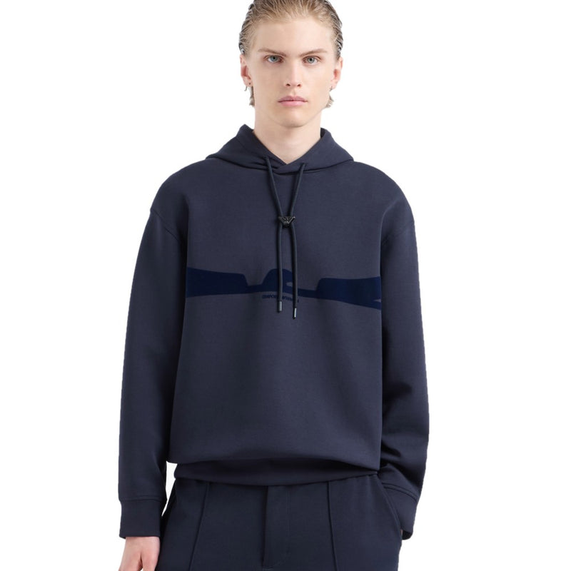 Emporio Armani Hooded Sweatshirt EM001065 AF100130 UB118 Navy Blue