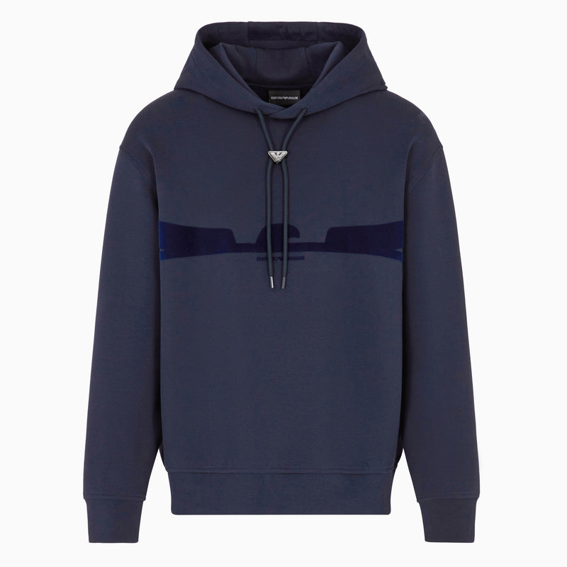Emporio Armani Hooded Sweatshirt EM001065 AF100130 UB118 Navy Blue
