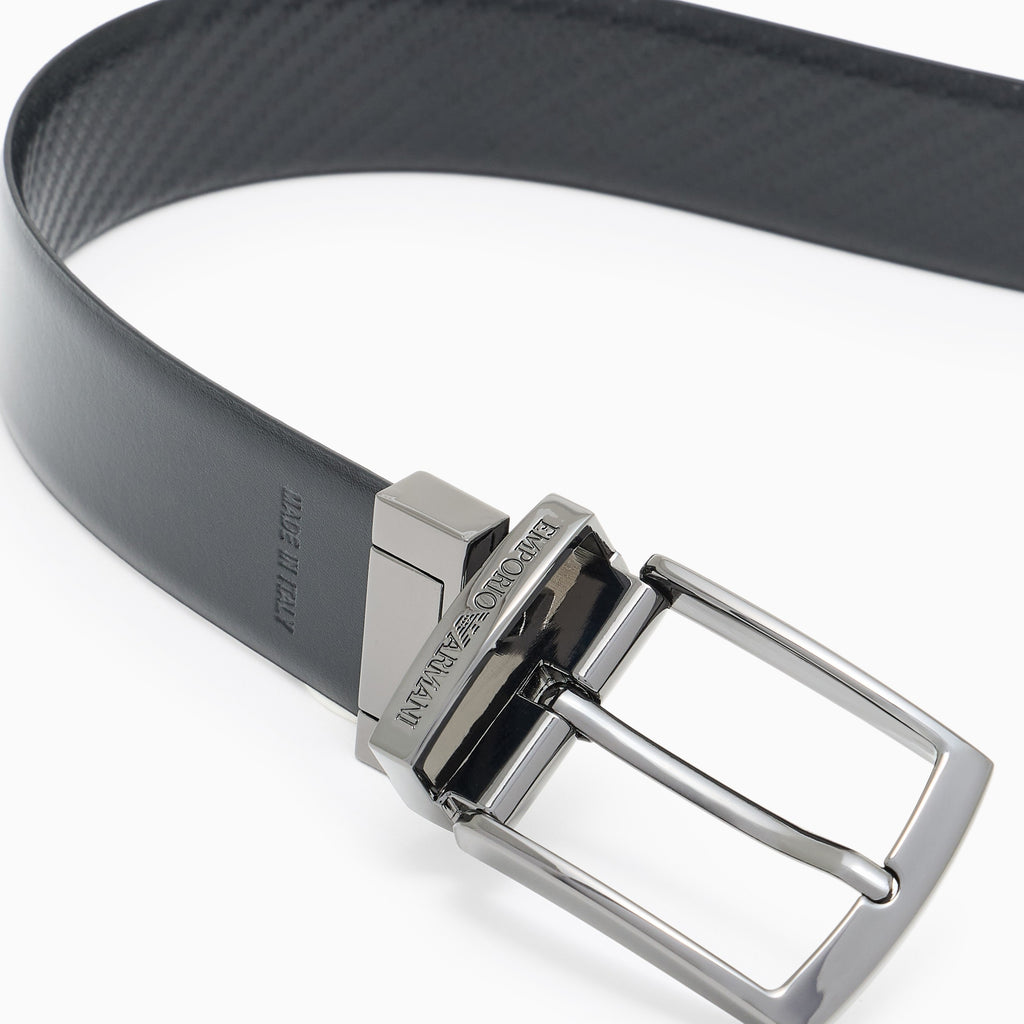 Emporio Armani Reversible Belt EM003703 AF19586 MC012 Black