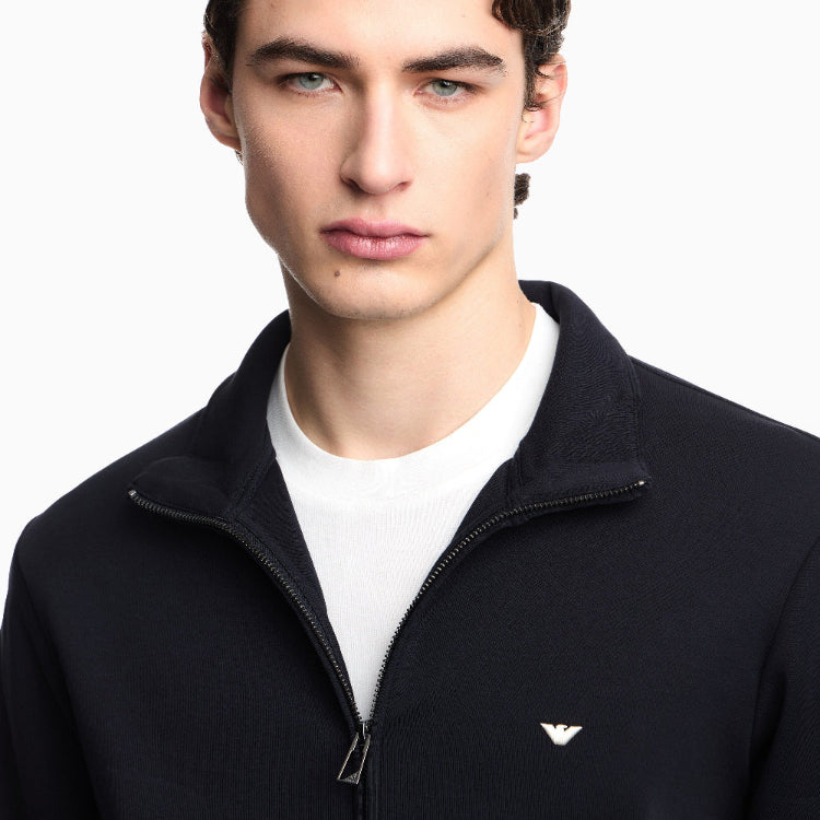 Emporio Armani Full-zip sweatshirt EM004536 AF10013 UB118 Navy Blue