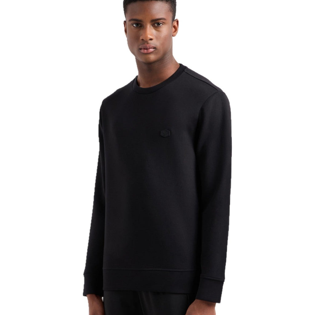 Emporio Armani Crew-neck Sweatshirt Black 8N1MD11JHSZ 0999