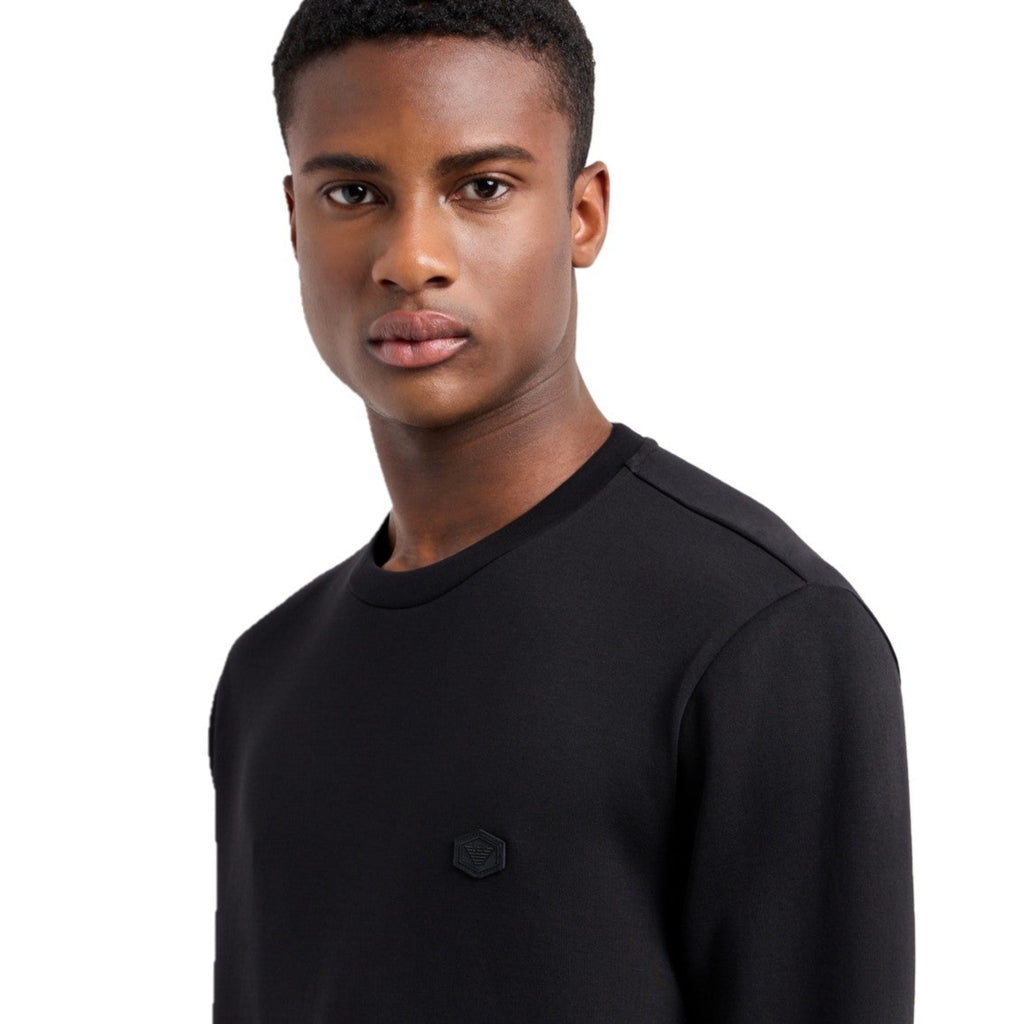 Emporio Armani Crew-neck Sweatshirt Black 8N1MD11JHSZ 0999
