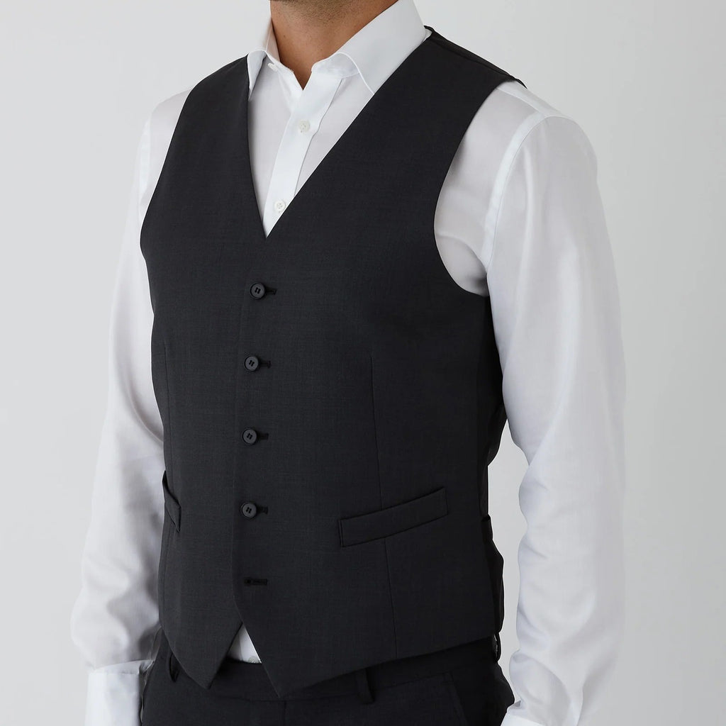 Joe Black Mail Charcoal Vest FCZ027