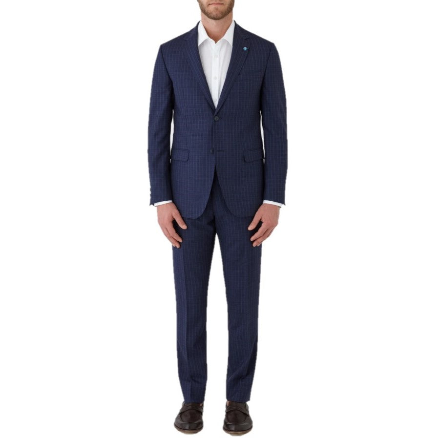 Gibson 2pce Pin Stripe Suit FGR603 Navy