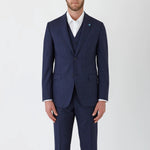 Gibson 2pce Pin Stripe Suit FGR603 Navy