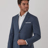 Joe Black 2pce Blue Texture Suit FJU890 Blue