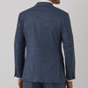 Joe Black 2pce Blue Texture Suit FJU890 Blue