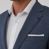 Joe Black 2pce Blue Texture Suit FJU890 Blue