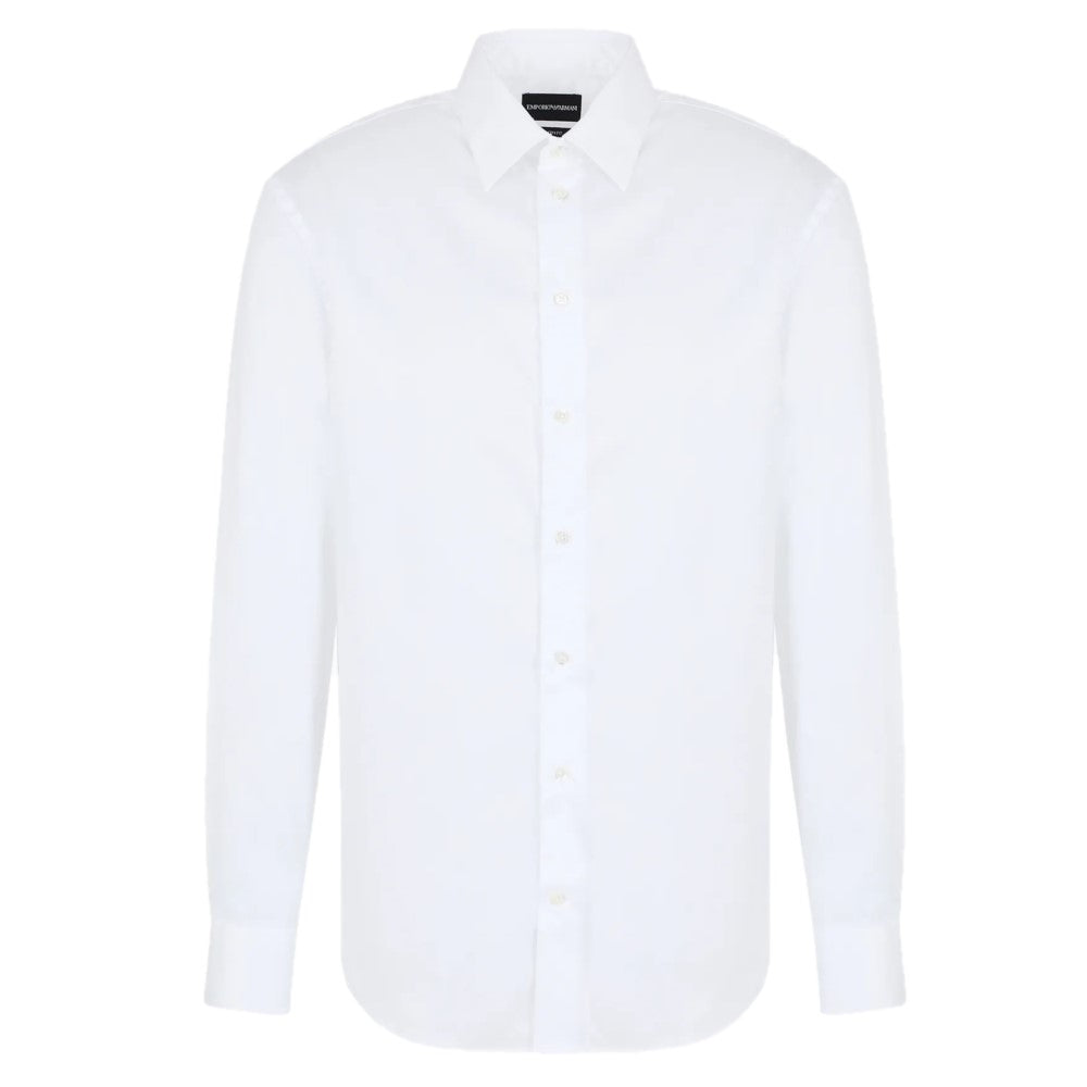 Emporio Armani White Dress Shirt - Ignition For Men