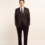 Rembrandt Cooper Burgundy Twill 2pce Suit