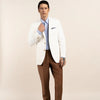 Rembrandt Malta White Linen Blend Blazer