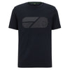 BOSS Stretch Cotton T-Shirt Dark Blue TEE 9 - 50488797