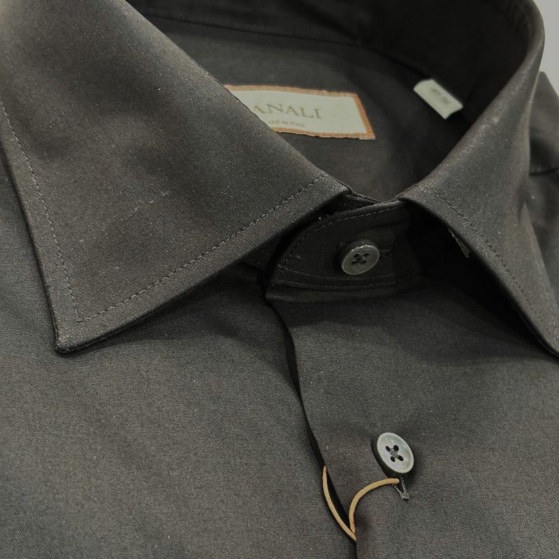 Canali Double Cuff Black Shirt GA03288 CCL7018 BLACK