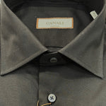 Canali Double Cuff Black Shirt GA03288 CCL7018 BLACK