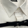 Zegna White Texture Shirt 501341A5.9YC0CA.40.G